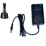Andis AC Adapter AD‑41 for Supra ZR II professional hair clipper, black power brick and cord