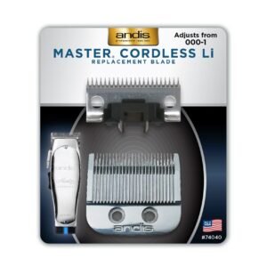 “Andis GTX‑EXO shallow‑tooth gold T‑blade replacement #74115 for cordless ORL‑S trimmer” “Gold-colored Andis GTX‑EXO precision shallow‑tooth replacement blade mounted on trimmer”