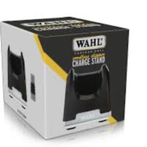 “Wahl cordless clipper charge stand #03801-100 – weighted base with cord rotation, compatible with Wahl, Sterling, and 5-Star clippers”