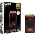 "Wahl Professional 5-Star Series Rechargeable Shaver/Shaper #8061-100 with hypoallergenic gold foil and cordless design"
