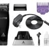 "Andis 561895 Master Cordless Li Clipper Black professional hair clipper" "Andis Master Cordless Li Black adjustable blade hair clipper" "Andis 561895 cordless clipper with lithium-ion battery" Andis Master Cordless Li Clipper in sleek black aluminum housing"