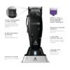 "Andis 561895 Master Cordless Li Clipper Black professional hair clipper" "Andis Master Cordless Li Black adjustable blade hair clipper" "Andis 561895 cordless clipper with lithium-ion battery" Andis Master Cordless Li Clipper in sleek black aluminum housing"