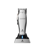 alt="Andis Master Cordless Clipper professional hair cutting tool" alt="Andis cordless clipper with adjustable carbon steel blade" alt="Andis Master Clipper for barbers and stylists" alt="Andis Master Cordless lithium-ion hair clipper aluminum body"