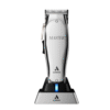 alt="Andis Master Cordless Clipper professional hair cutting tool" alt="Andis cordless clipper with adjustable carbon steel blade" alt="Andis Master Clipper for barbers and stylists" alt="Andis Master Cordless lithium-ion hair clipper aluminum body"