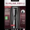 "Andis Slimline Pro Li Cordless Trimmer Black professional grooming tool"