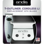 "Andis T-Outliner Cordless Li Replacement GTX Blade 04555 professional trimmer blade" "Andis GTX deep-tooth T-blade replacement for Cordless T-Outliner Li" "Andis 04555 carbon steel zero-gap replacement blade for barbers" "Andis Cordless T-Outliner Li GTX blade replacement original Andis part"