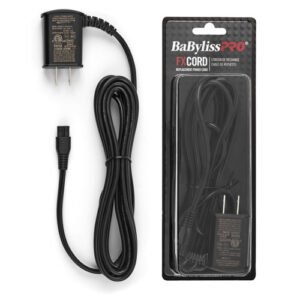 "BaBylissPRO FXCORD replacement power charger cord for FX870 FX787 FX820 FX788" "BaBylissPRO FX Series clipper and trimmer replacement charger cable FXCORD" "BaBylissPRO FX Cord OEM power cord for FX870 and FX787 models" "BaBylissPRO replacement charging cable FXCORD for professional clippers"