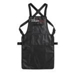 “BaBylissPRO Barberology BBAPRON black barber apron front view” “Barberology waterproof hair-resistant apron with pockets” “BaBylissPRO BBAPRON professional barber apron adjustable straps” “Black BaByliss Barberology apron for barbers and stylists”