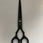 “Professional stainless steel barber scissors hair cutting shears” “Barber scissors with offset handle ergonomic design” “Sharp stainless steel hair cutting shears for salon and barbershop” “High-precision barber scissors for professional hairstyling”
