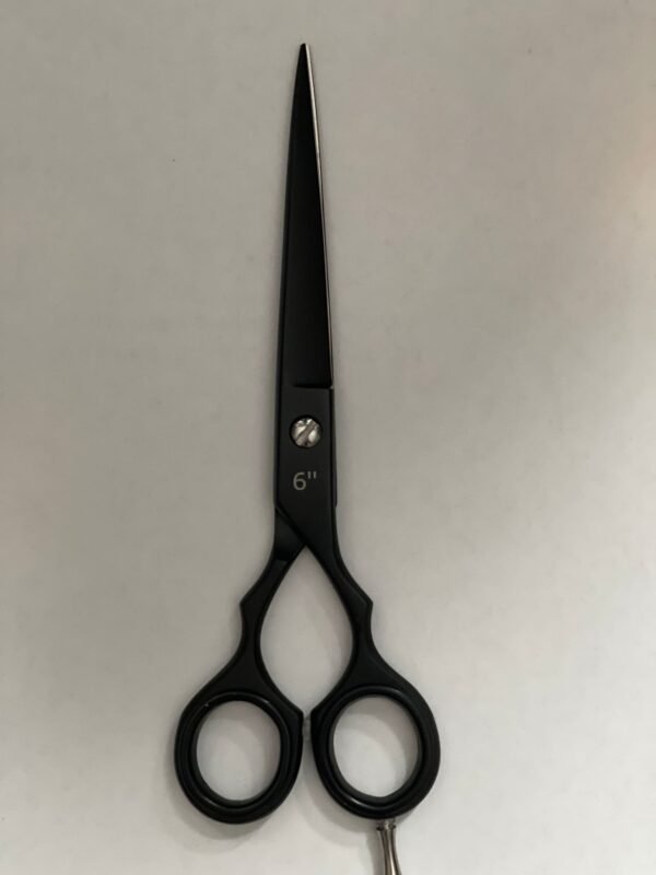 “Professional stainless steel barber scissors hair cutting shears” “Barber scissors with offset handle ergonomic design” “Sharp stainless steel hair cutting shears for salon and barbershop” “High-precision barber scissors for professional hairstyling”