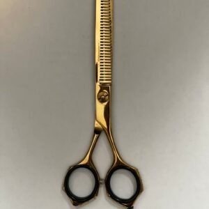 “Professional stainless steel barber scissors hair cutting shears” “Barber scissors with offset handle ergonomic design” “Sharp stainless steel hair cutting shears for salon and barbershop” “High-precision barber scissors for professional hairstyling”