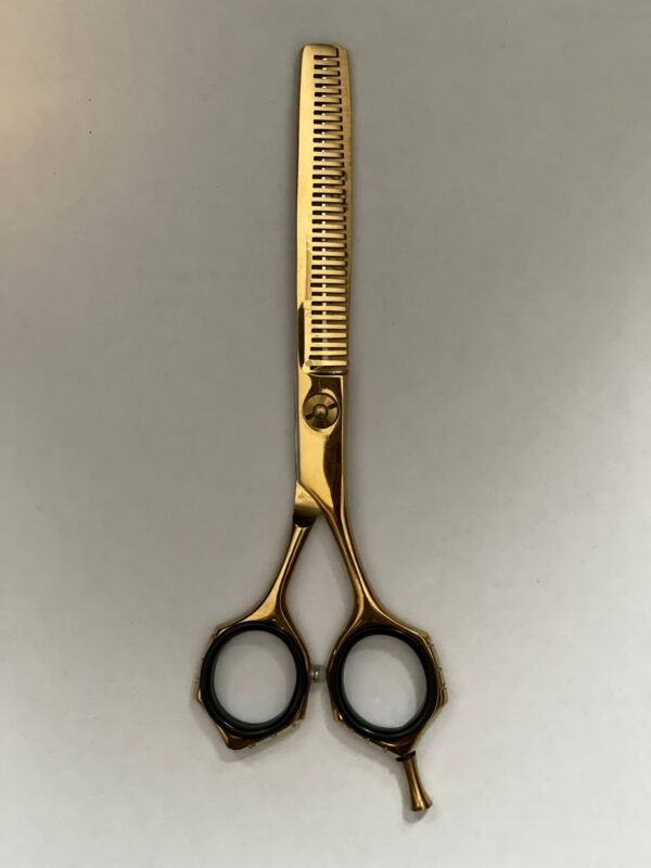 “Professional stainless steel barber scissors hair cutting shears” “Barber scissors with offset handle ergonomic design” “Sharp stainless steel hair cutting shears for salon and barbershop” “High-precision barber scissors for professional hairstyling”