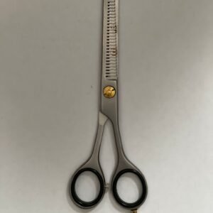 “Professional stainless steel barber scissors hair cutting shears” “Barber scissors with offset handle ergonomic design” “Sharp stainless steel hair cutting shears for salon and barbershop” “High-precision barber scissors for professional hairstyling”