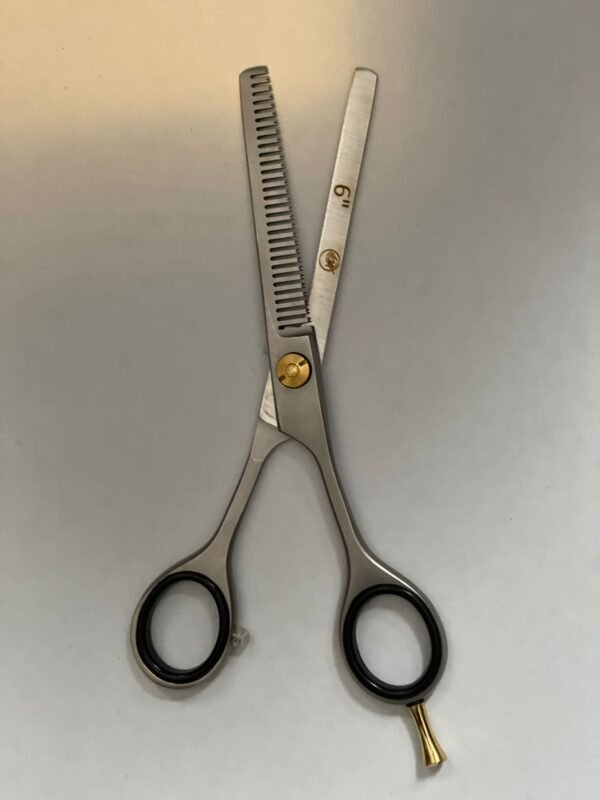 “Professional stainless steel barber scissors hair cutting shears” “Barber scissors with offset handle ergonomic design” “Sharp stainless steel hair cutting shears for salon and barbershop” “High-precision barber scissors for professional hairstyling”