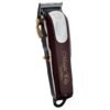 “Wahl 5-Star Cordless Magic Clip 8148 with bonus burgundy neck duster” “Close-up of Wahl Magic Clip 8148 stagger-tooth fade blade” “Wahl burgundy Magic Clip cordless professional barber clipper set” “Wahl Magic Clip 5-Star cord/cordless clipper with accessories”