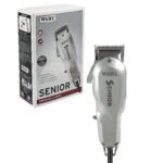 “Wahl Professional Senior Corded Clipper with V9000 Motor metal body” “Wahl Senior heavy-duty taper clipper side view — V9000 motor” “Wahl Senior corded barber clipper with adjustable taper blade” “Professional Wahl Senior hair clipper for fades and blending”
