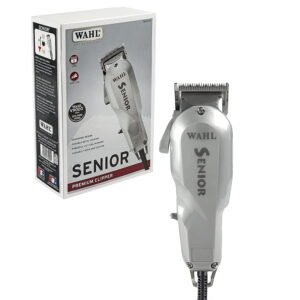 “Wahl Professional Senior Corded Clipper with V9000 Motor metal body” “Wahl Senior heavy-duty taper clipper side view — V9000 motor” “Wahl Senior corded barber clipper with adjustable taper blade” “Professional Wahl Senior hair clipper for fades and blending”