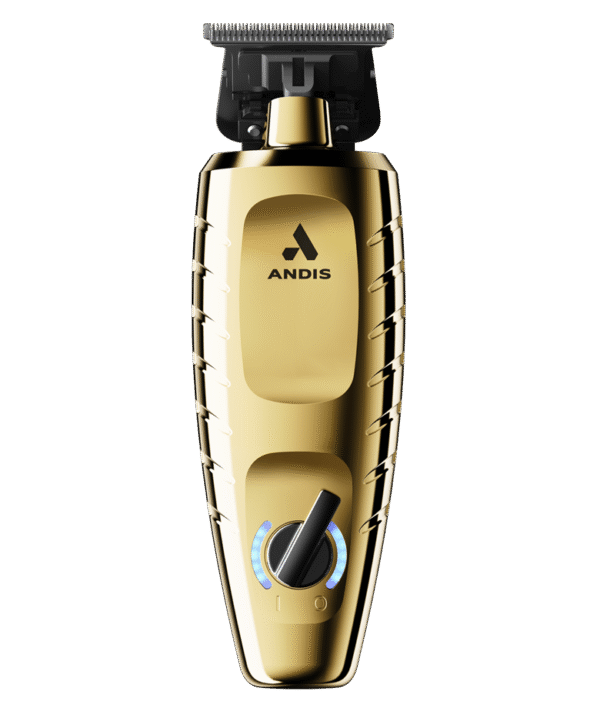 GTX-EXO II Gold Trimmer professional barber tool Gold professional hair trimmer for line-ups and detailing GTX-EXO II cordless trimmer open skeleton design Professional gold trimmer for barbers