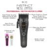 Instinct Metal Professional Hair Clipper with IN2 Vector Motor Metal body professional hair clipper for barbers Cordless Instinct Metal clipper for fades and tapers IN2 Vector Motor barber hair clipper
