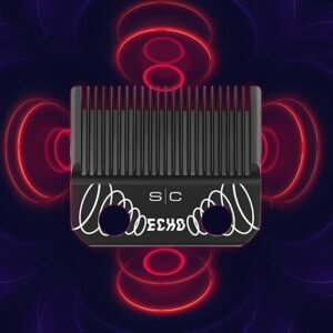 “Stylecraft Replacement ECHO Faper Black Diamond Carbon DLC Clipper Blade with Shallow Tooth 2.0 Cutter Set” “Stylecraft ECHO Faper DLC hair clipper blade replacement for professional barbers” “Black Diamond Carbon DLC shallow tooth blade set for Stylecraft and Gamma+ clippers”