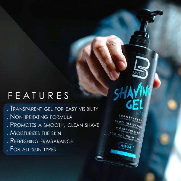 Level 3 Transparent Shaving Gel