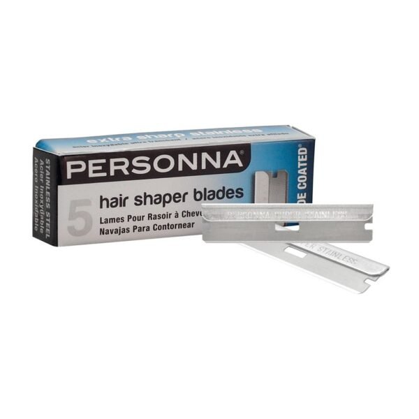 Personna Hair Shaper Blades 12 Boxes with 60 Professional Replacement Blades for Precision Hair Cutting and Barber Styling