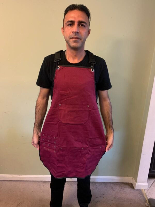 how to get something printed a barber apron