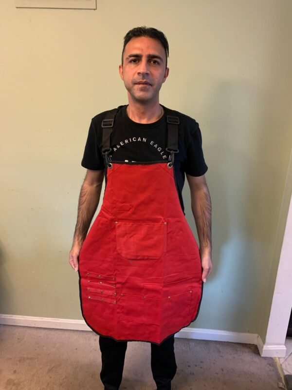 how to get something printed a barber apron