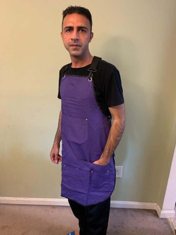 how to get something printed a barber apron
