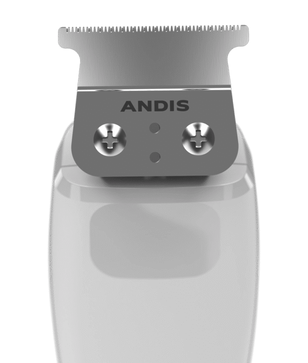 ANDIS T-Outliner Professional Hair Trimmer with carbon-steel T-blade for precision outlining, beard detailing, line-ups, and professional barber grooming.