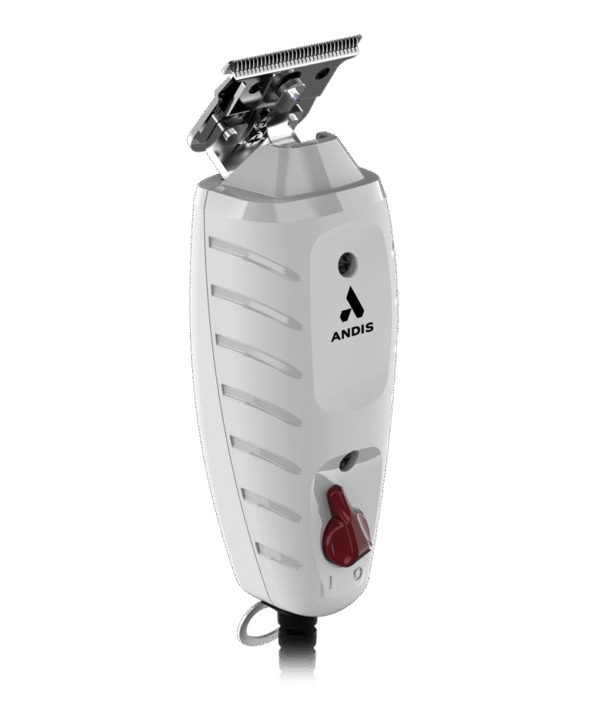 ANDIS T-Outliner Professional Hair Trimmer with carbon-steel T-blade for precision outlining, beard detailing, line-ups, and professional barber grooming.