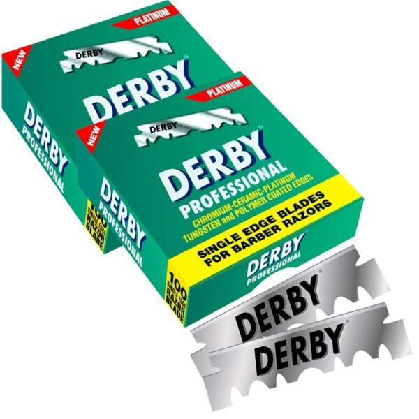 Derby Professional Single Edge Razor Blades for straight razor