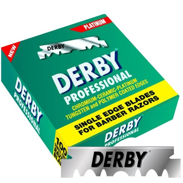 Derby Professional Single Edge Razor Blades for straight razor