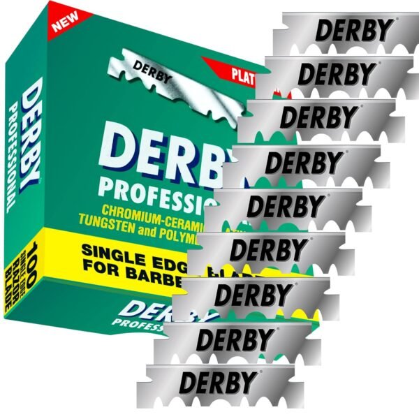 Derby Professional Single Edge Razor Blades for straight razor