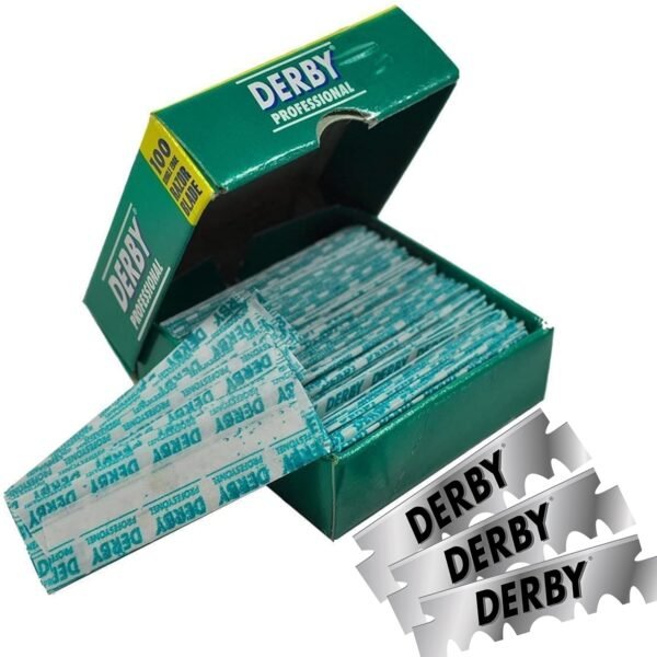 Derby Professional Single Edge Razor Blades for straight razor