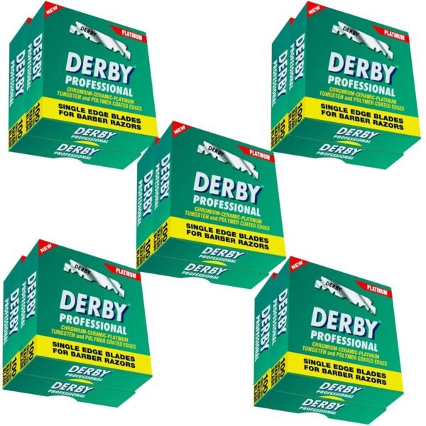 Derby Professional Single Edge Razor Blades for straight razor