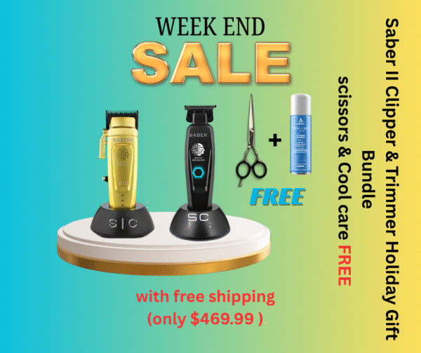 Saber 2 Professional Hair Clipper with EON Digital Brushless Motor
