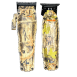 BaBylissPRO Camo LO-PRO FX Compact Clipper and Trimmer Combo FX82CAM FX72CAM with hydro-dipped camouflage finish, zero-gap adjustable blades, and cordless professional barber performance.