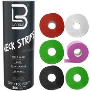 L3VEL3 Neck Strip Rolls - 500 Strips